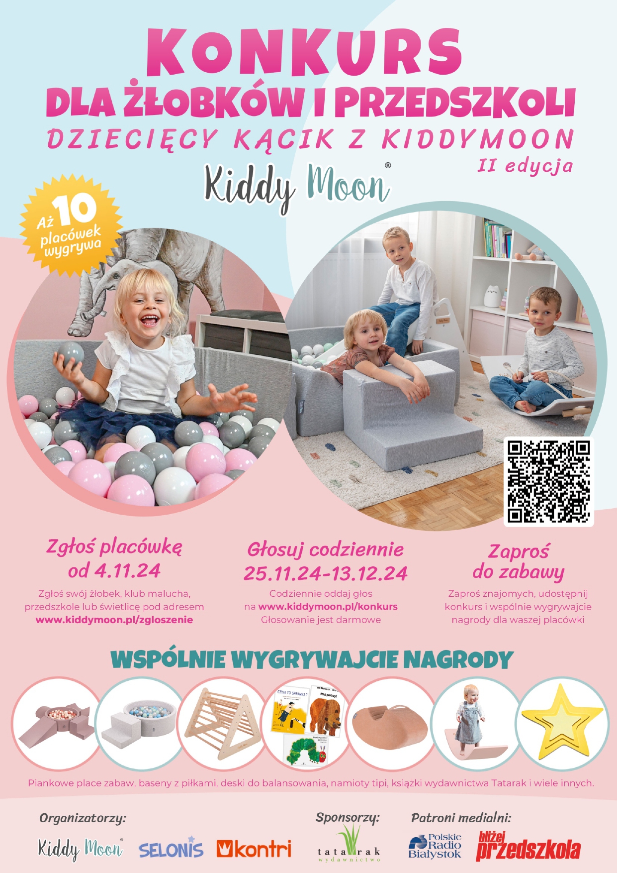 Plakat Konkurs Kiddy Moon II edycja